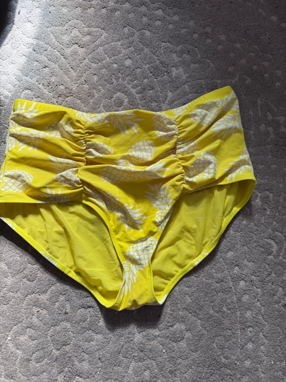 Pineapple swim bottoms